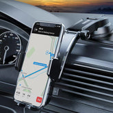 New model car-mounted phone holder - adhesive suction cup, foldable and rotating support frame, center console, dashboard, heat-resistant support bracket