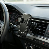 Car Phone Mount with Suction Cup Vent Clip, Universal Auto Navigation Holder