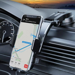 New model car-mounted phone holder - adhesive suction cup, foldable and rotating support frame, center console, dashboard, heat-resistant support bracket