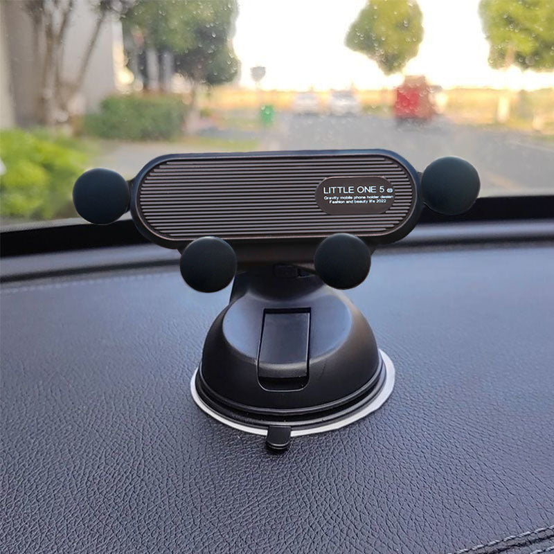 Mobile phone holder, car-mounted suction cup type car instrument support, navigation system, interior vehicle, new model female driver cartoon