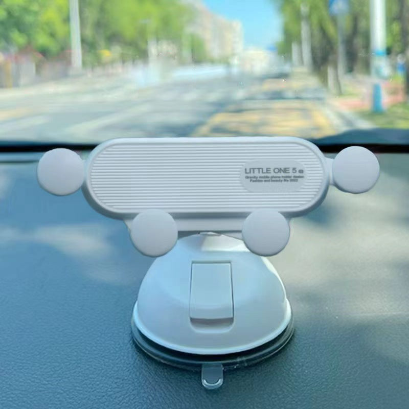 Mobile phone holder, car-mounted suction cup type car instrument support, navigation system, interior vehicle, new model female driver cartoon