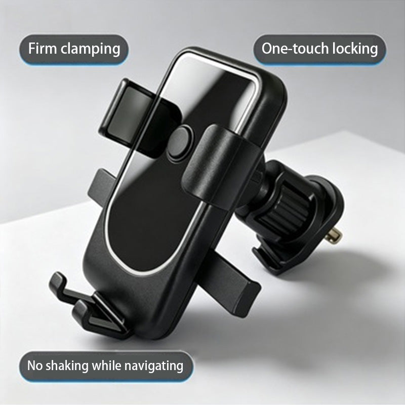 Car Phone Mount with Suction Cup Vent Clip, Universal Auto Navigation Holder